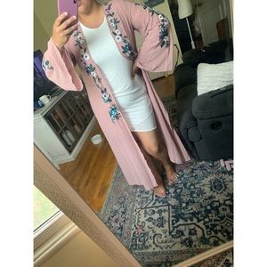 Dusty pink kimono